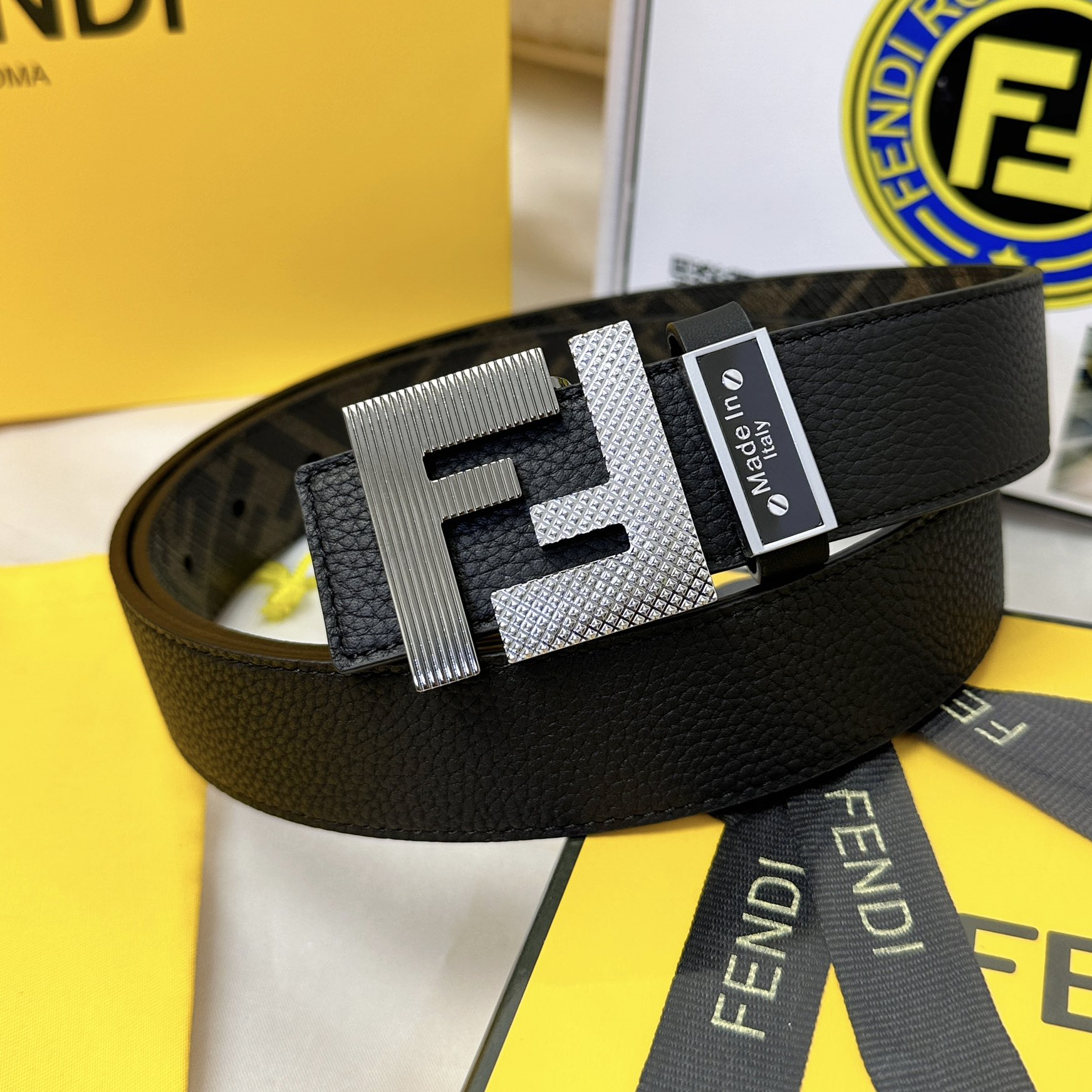Fendi Mens Belt Width 3.8cm