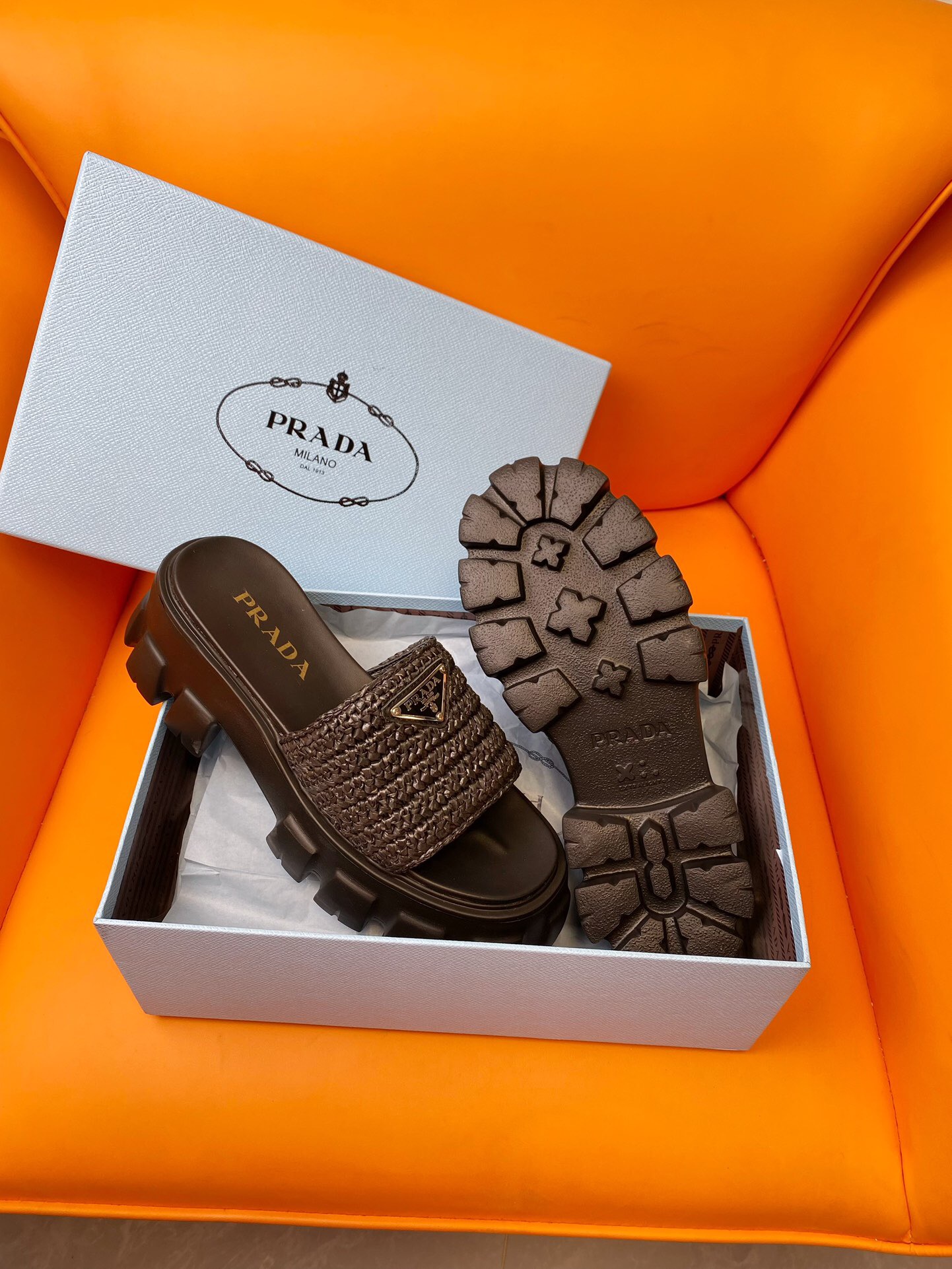 Prada 2024 New Monolith sandals Size 36-40