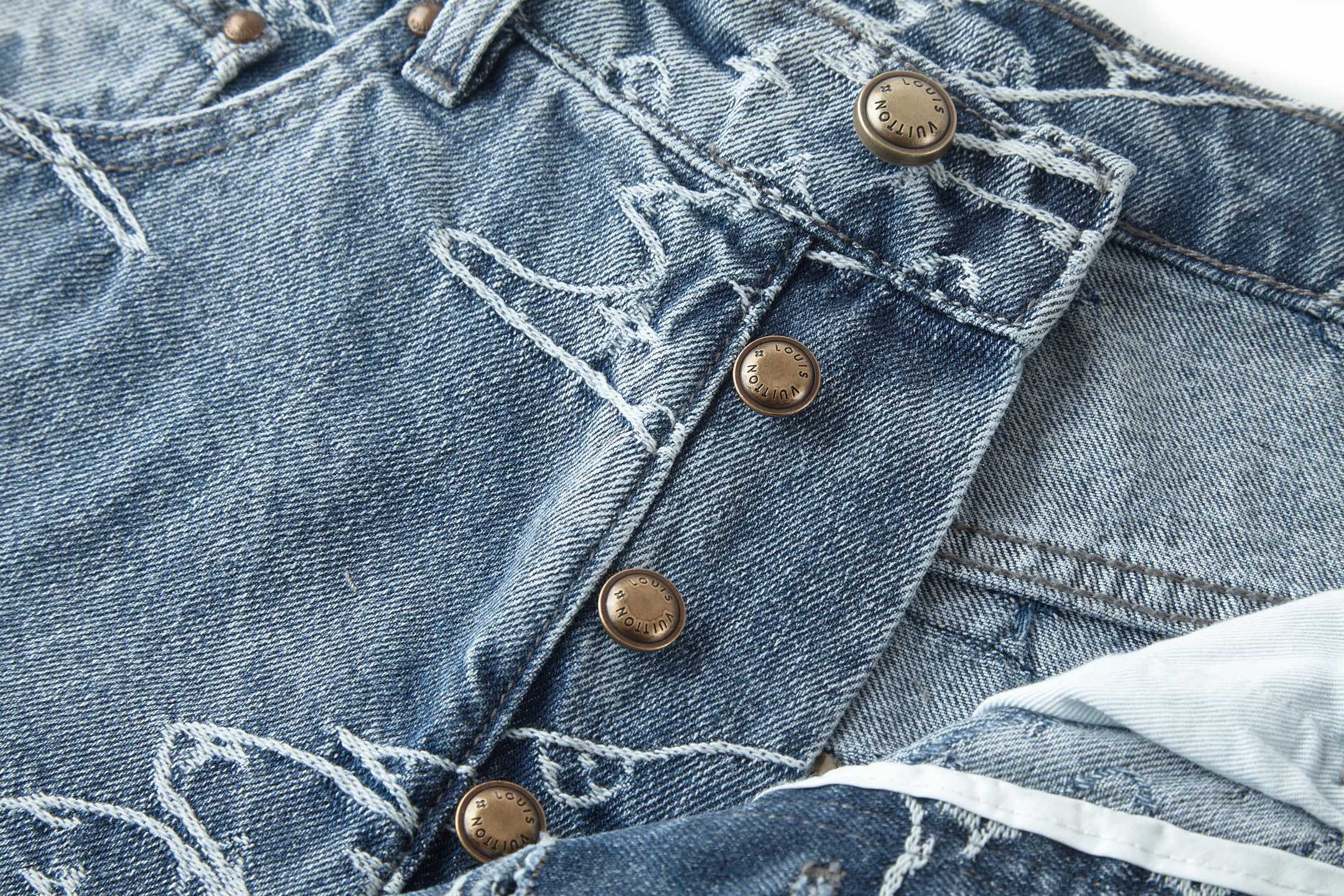 Louis Vuitton X Nigo Unisex Jeans Size S-XL