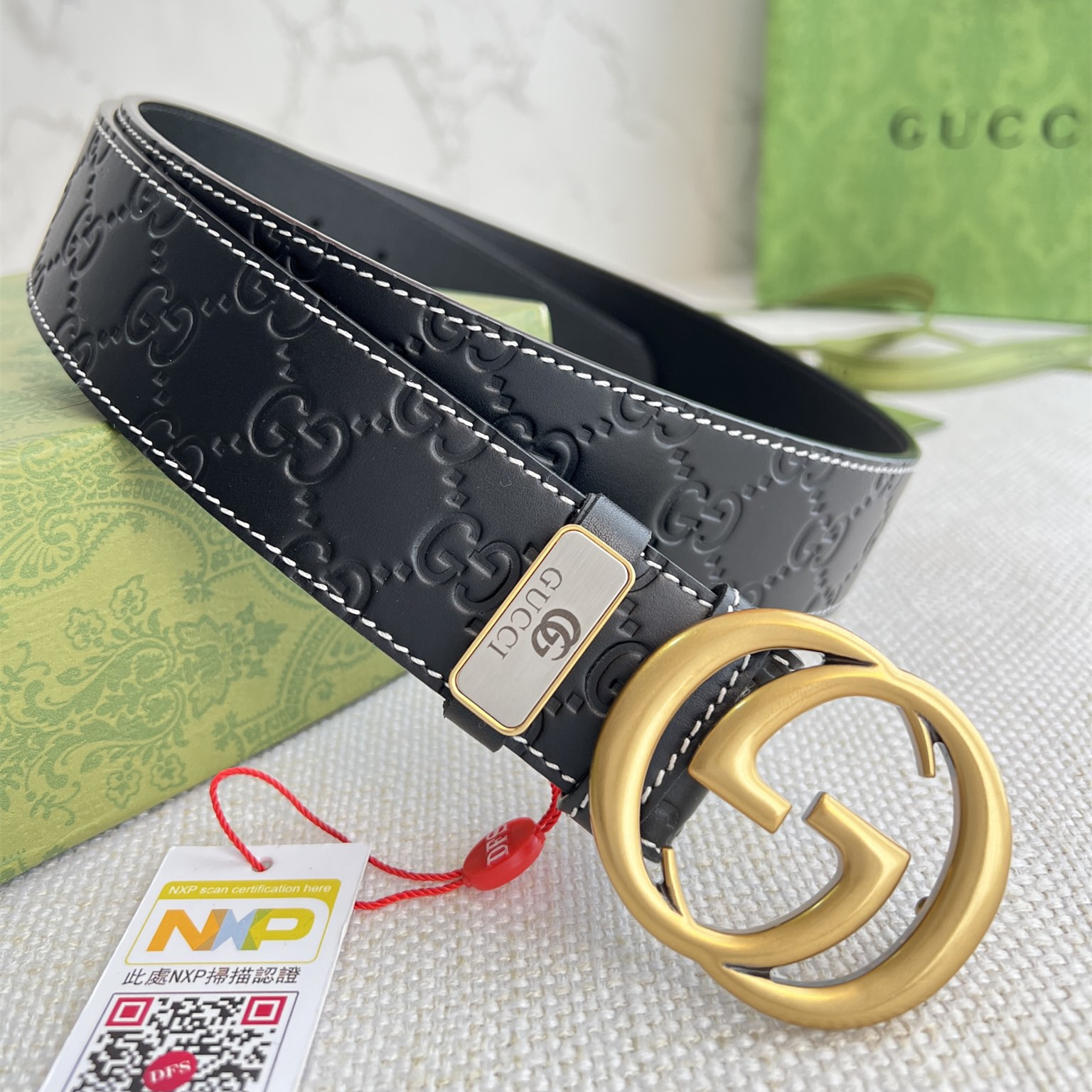 Gucci Mens Belt Width 3.8cm
