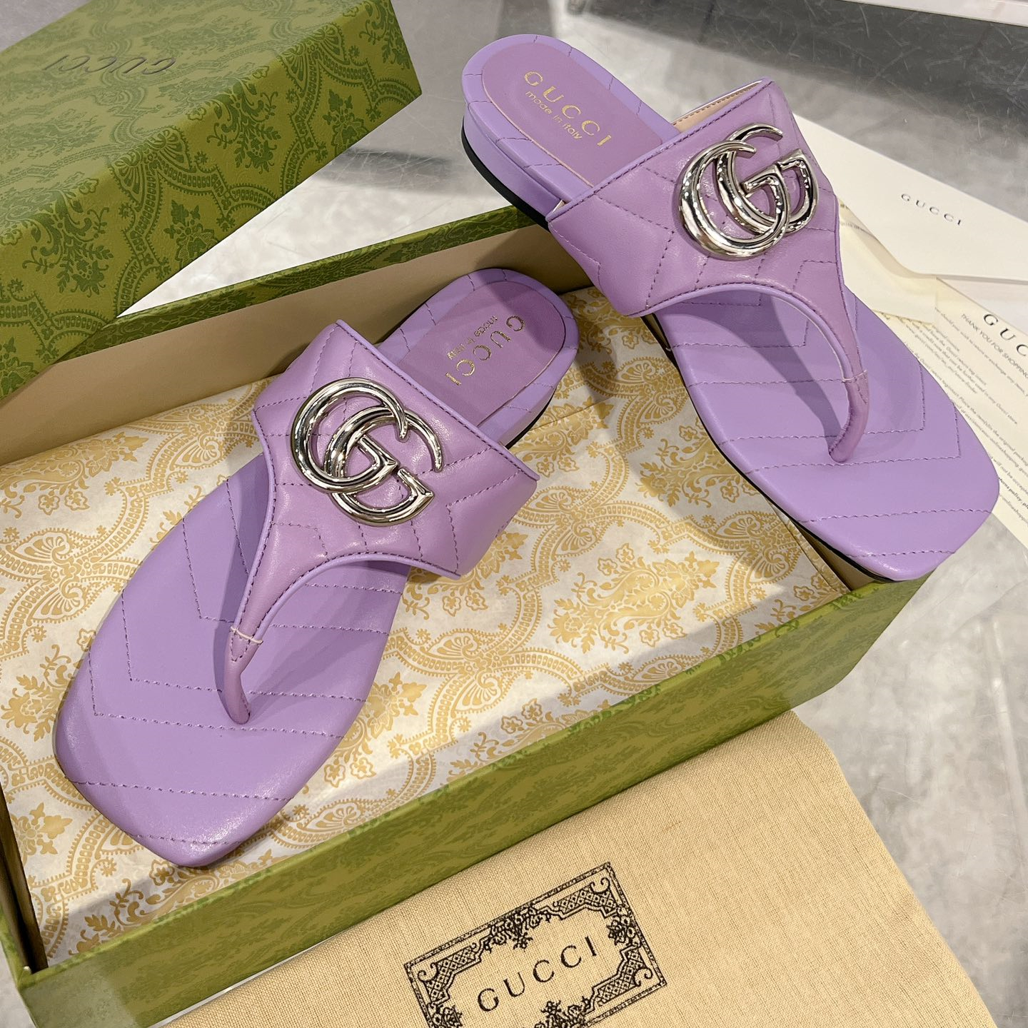 Gucci GG Marmont Slippers Size 36-41