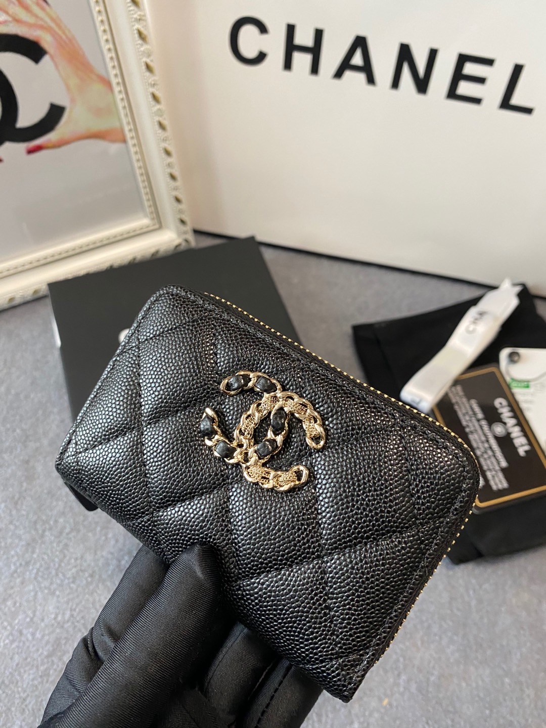 Chanel Card Holder Size 11*7*2cm