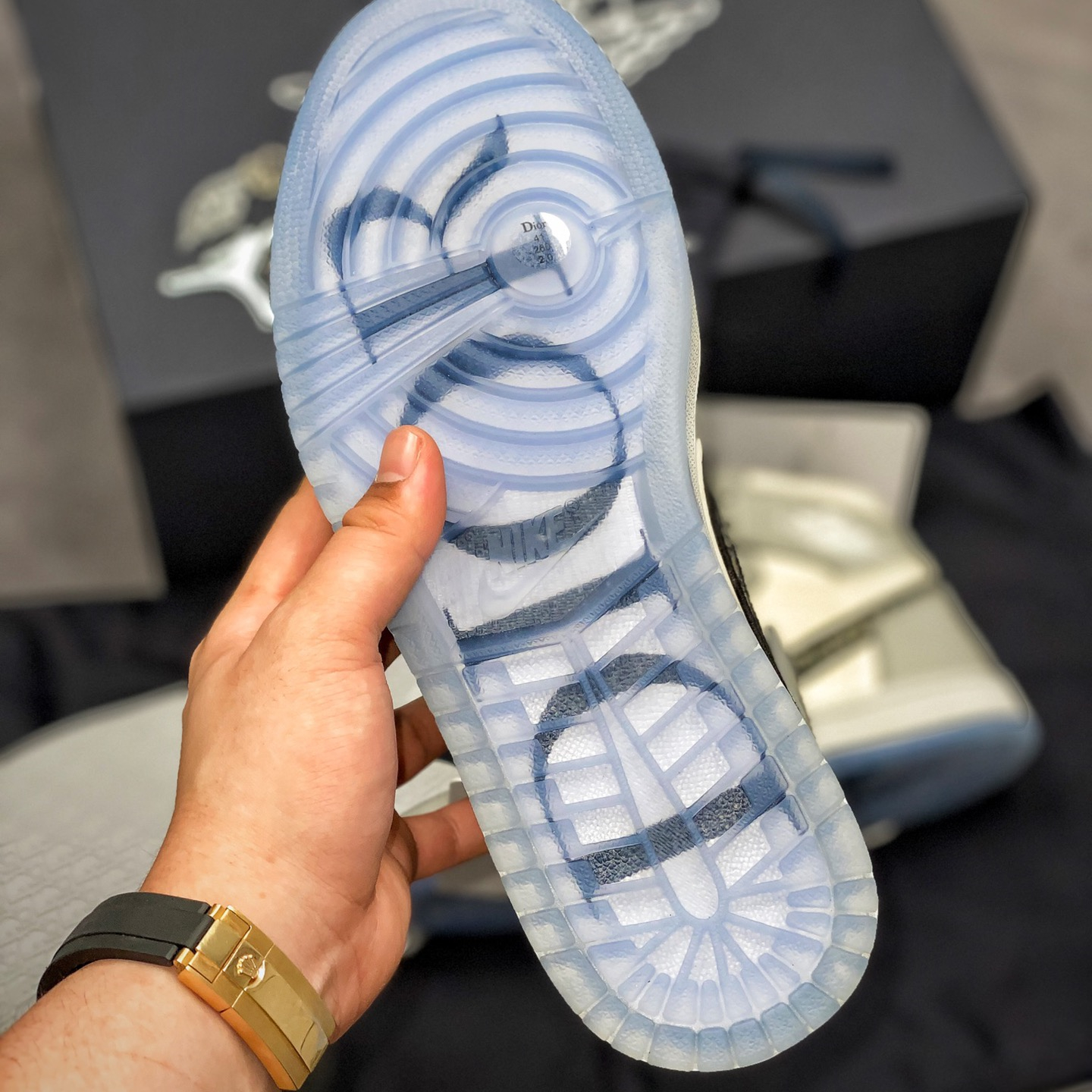 Nike Air Jordan 1 x Dior Sneaker Shoes Gr. 36-46