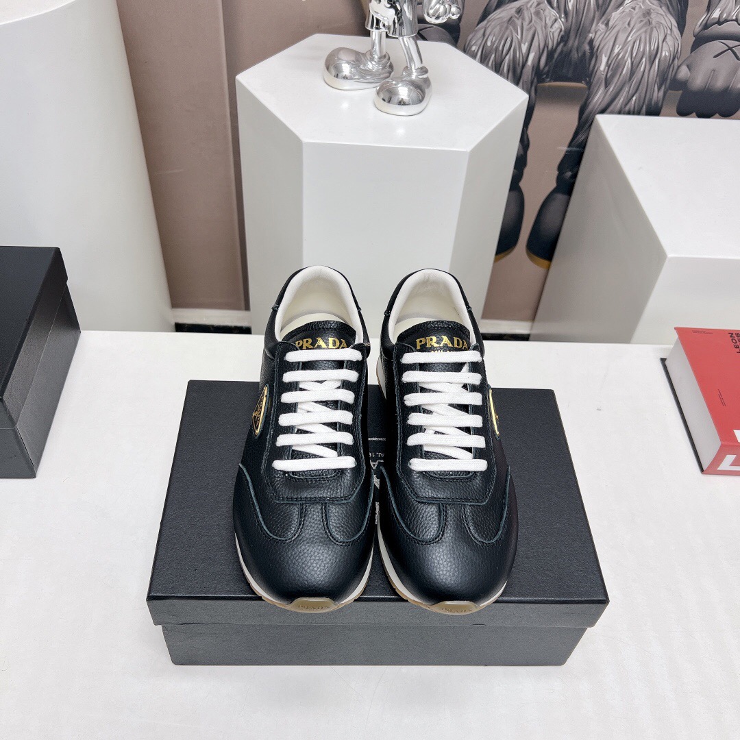 Prada Rank Leather Sports Schuhe Größe 39-45