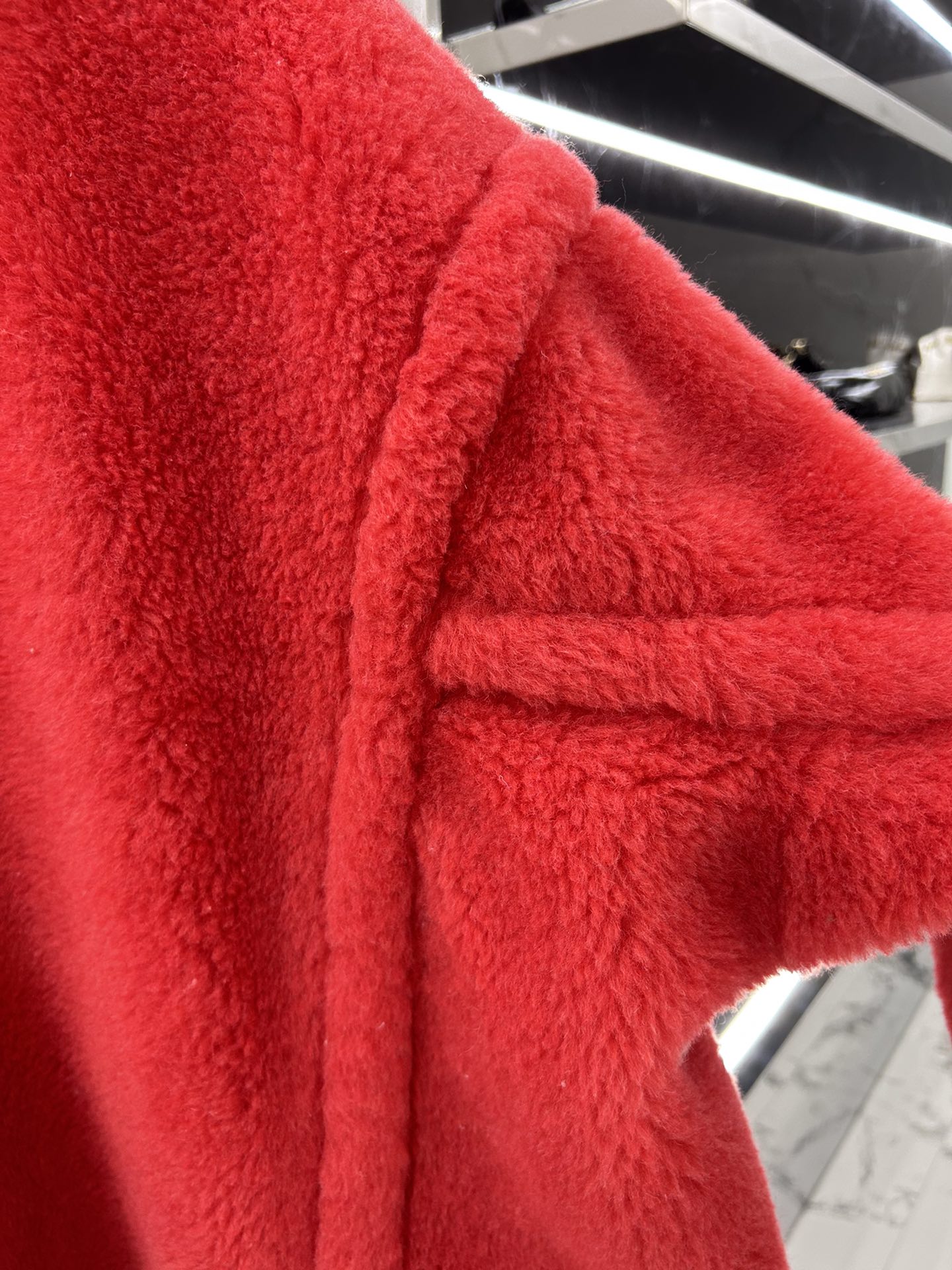 Max Mara Teddy fur long coat Size XS-M