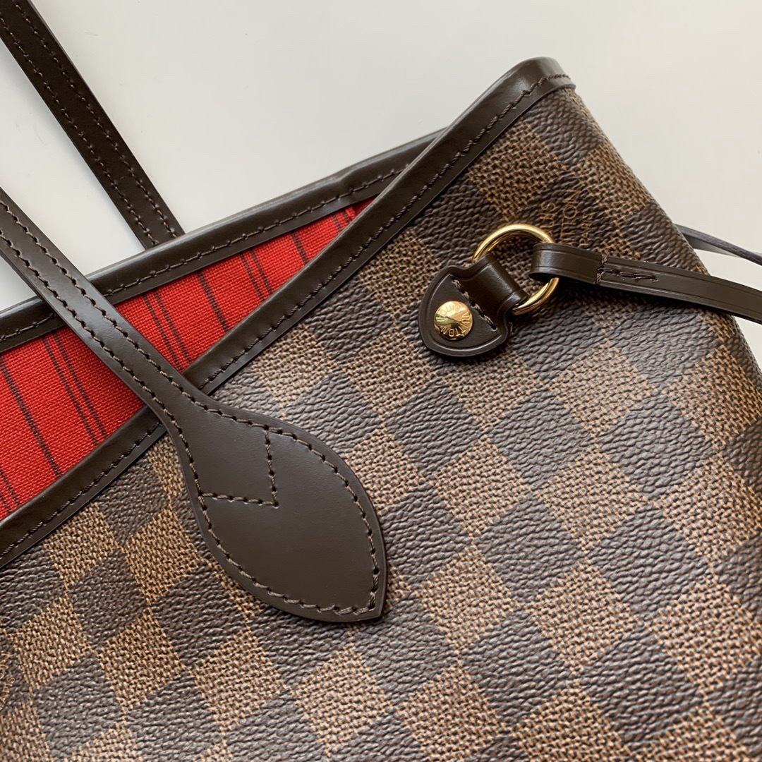 Louis Vuitton M40600 Neverfull PM Tote Bag Size 29*21*12cm