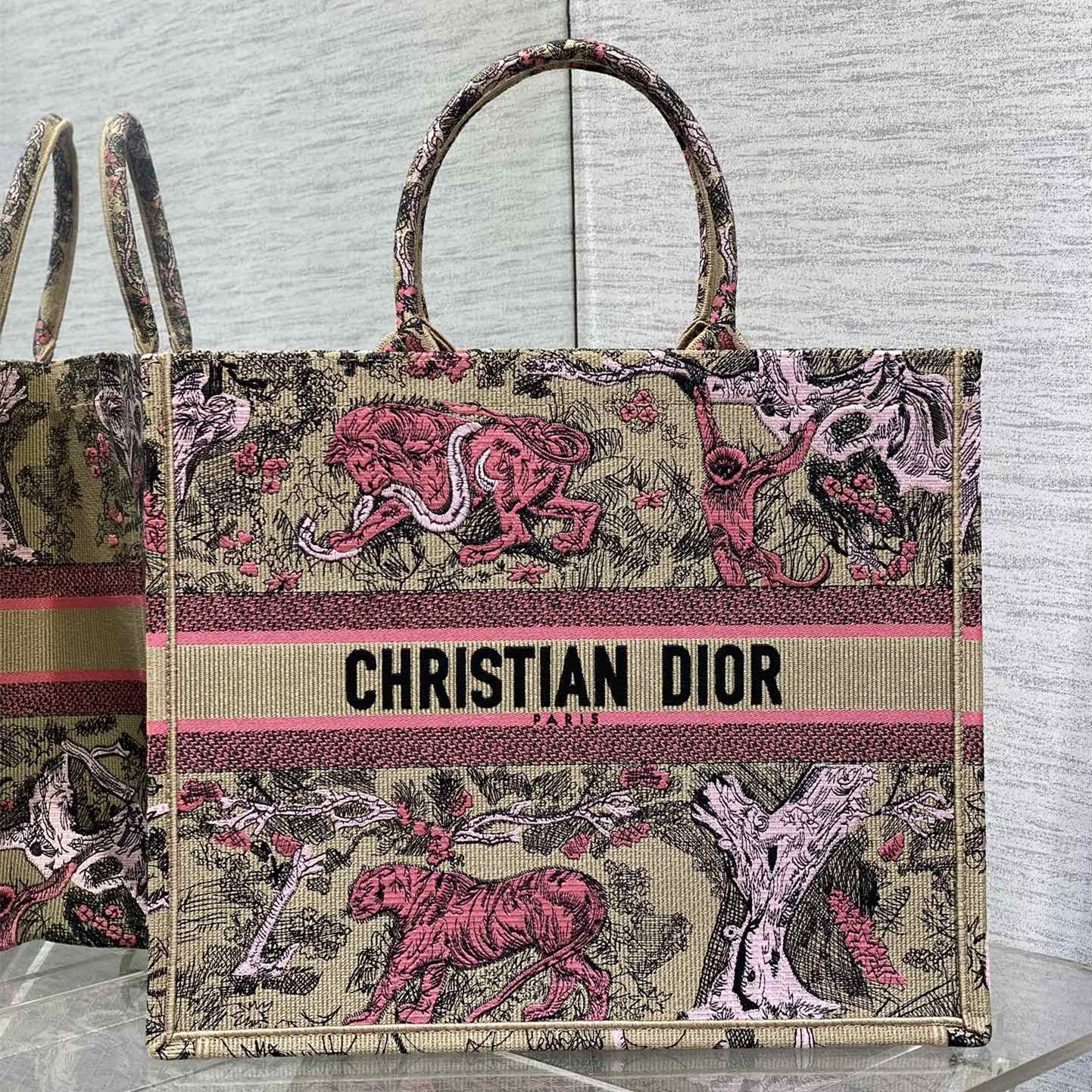 Dior Book Tote Shopping Bags 2-Size