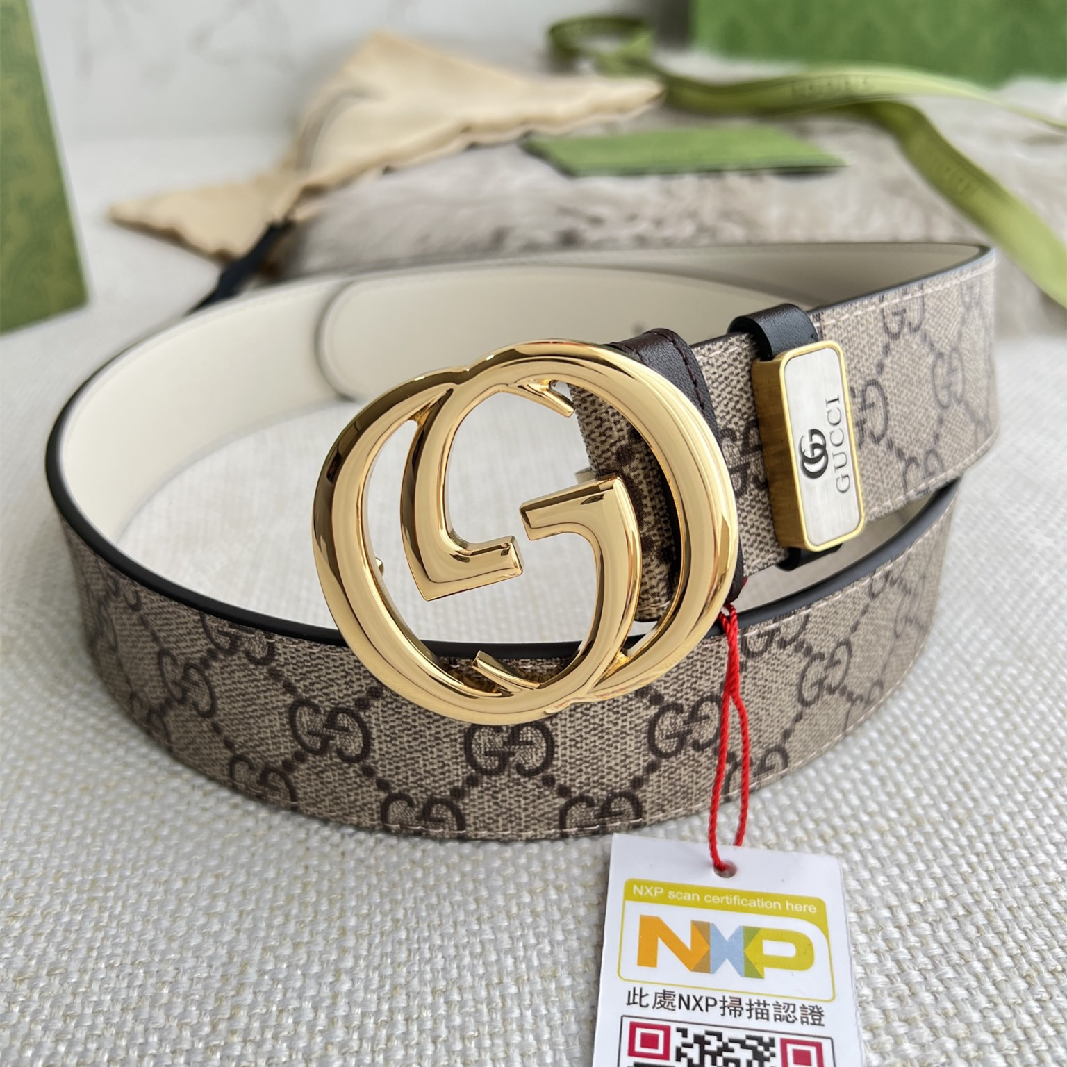 Gucci Mens Belt Width 3.8cm