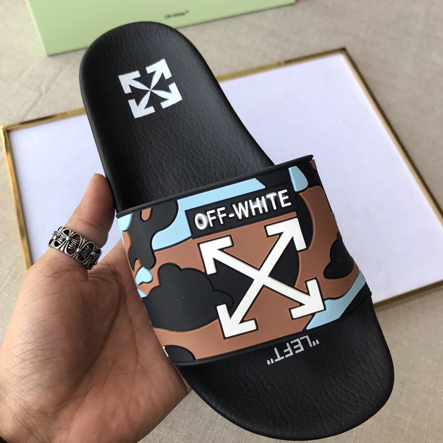 OFF White Mens Women Sandals Gr. 36-46