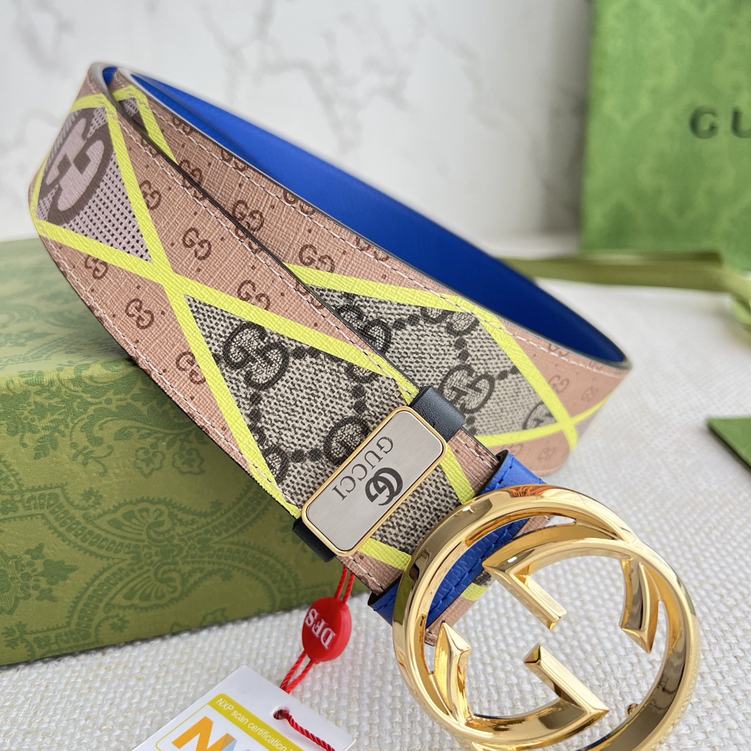 Gucci Mens Belt Width 3.8cm