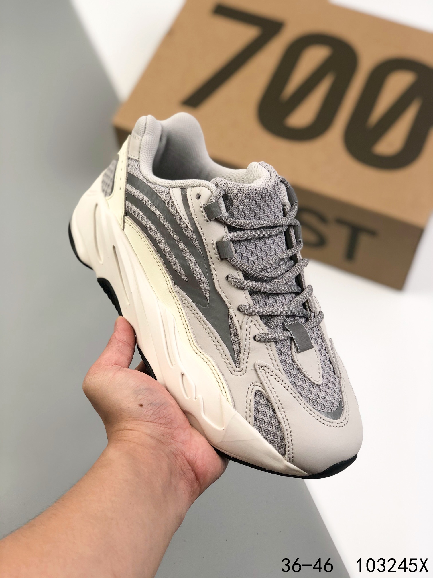 Yeezy Boost 700 V1 Sun Mens/Women's Sneakers Shoes 36 - 45