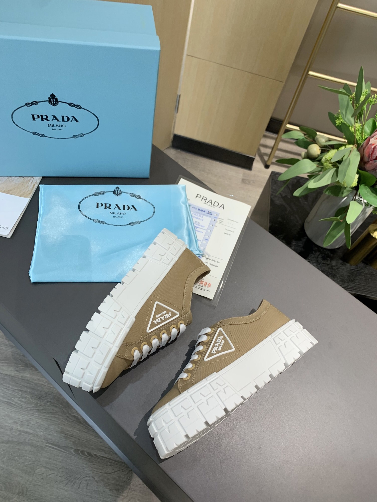 Prada 2024 New Double Wheel Re-Nylon gabardine Sneaker Size 36-41