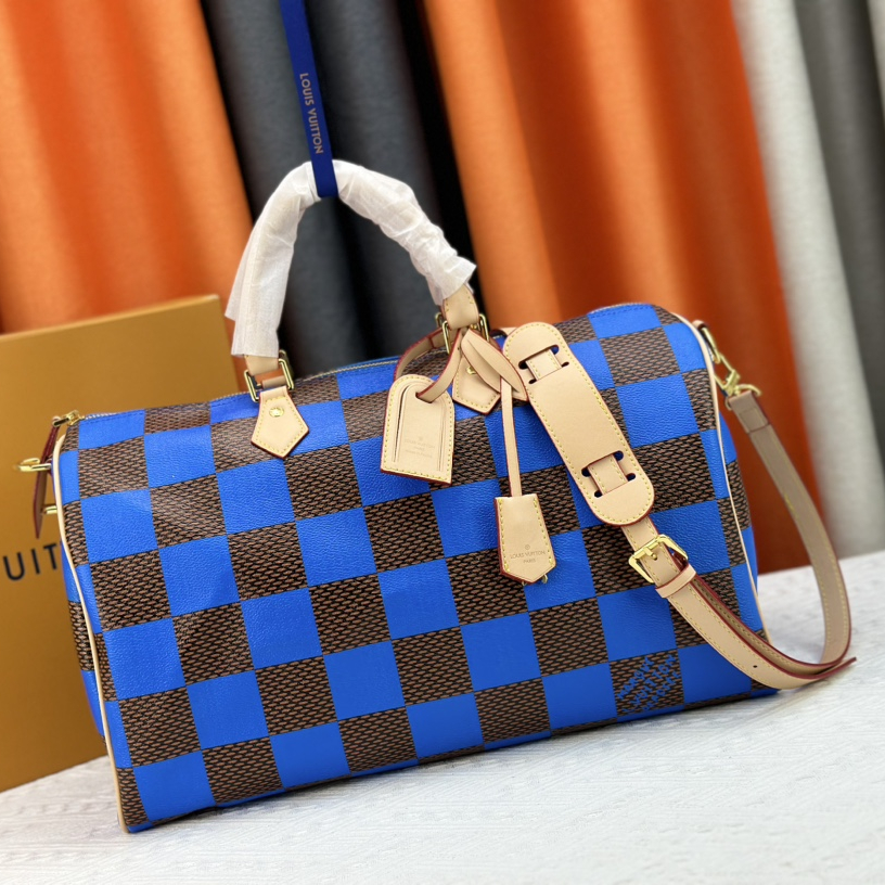 Louis Vuitton M24422 Speedy P9 Bandoulière 40 Monogram Leather Pharrell Williams Travel Bags Size 40*26*23cm