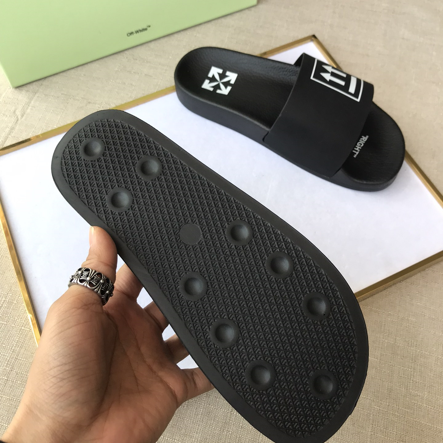 OFF White Mens Women Sandals Gr. 36-46