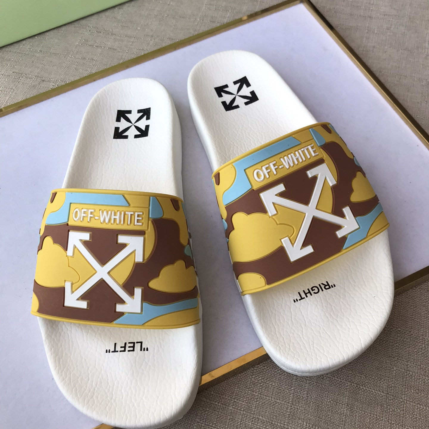 OFF White Mens Women Sandals Gr. 36-46