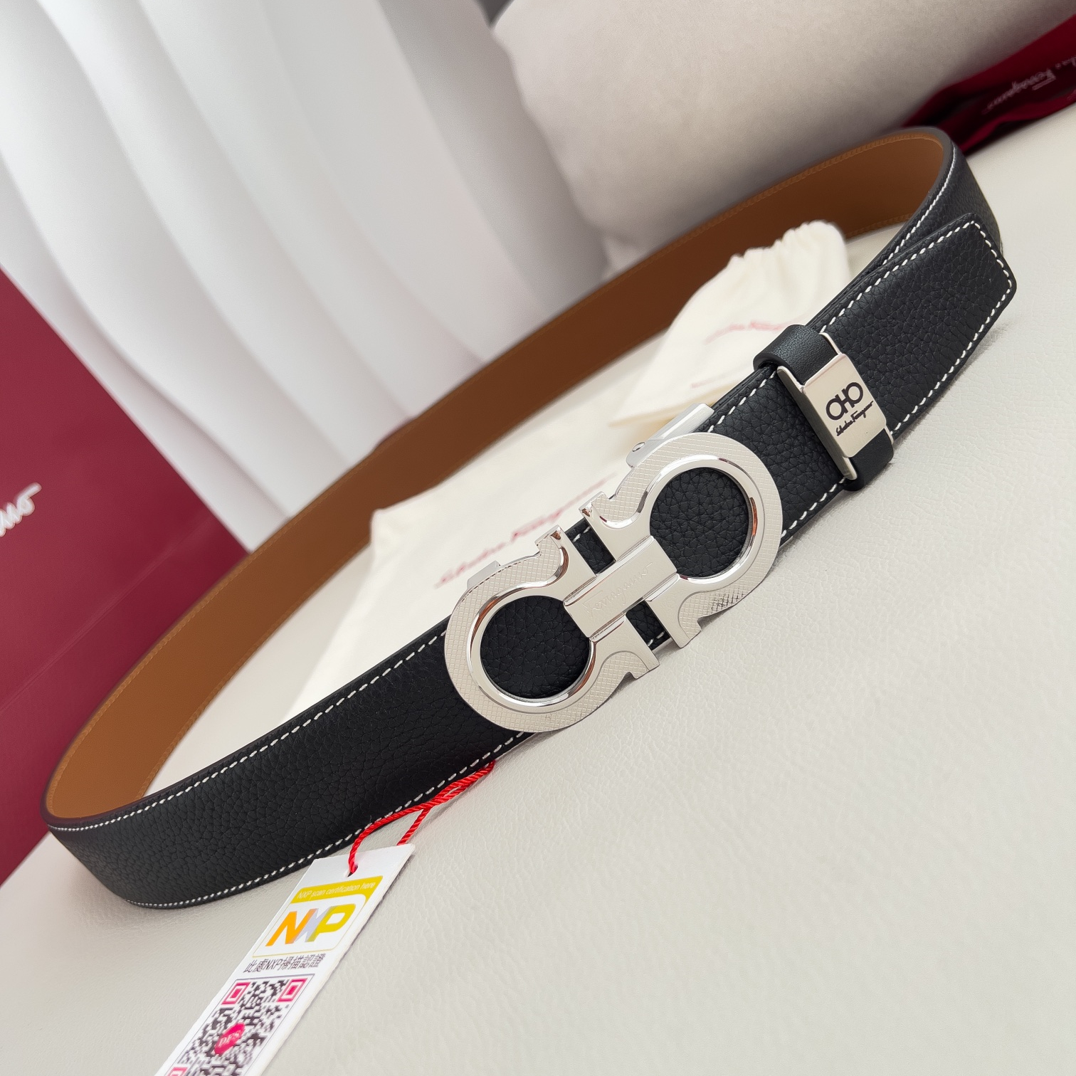Ferragamo Mens Belt Width 3.5cm