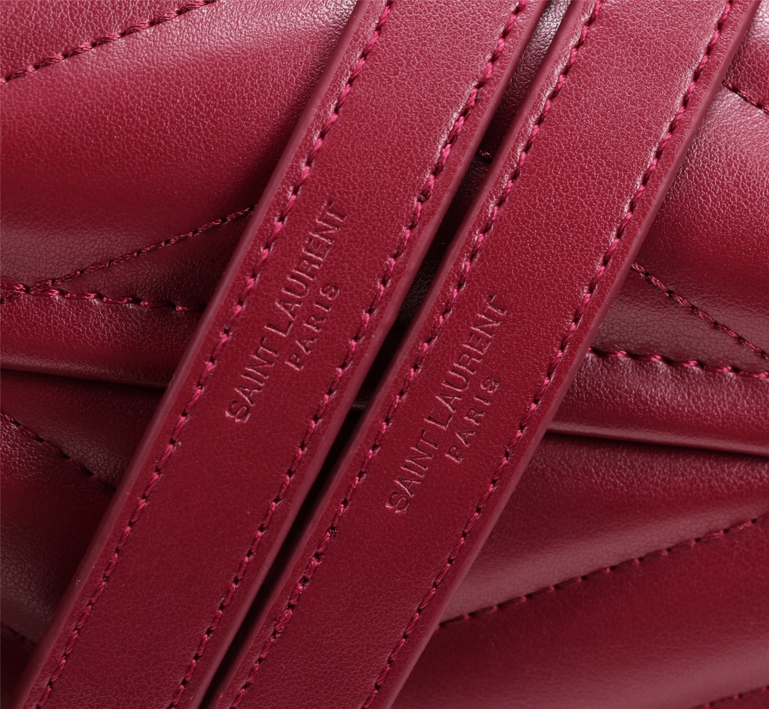 YSL Lou Lou Puffer Women Shoulder Bags Size 24cm