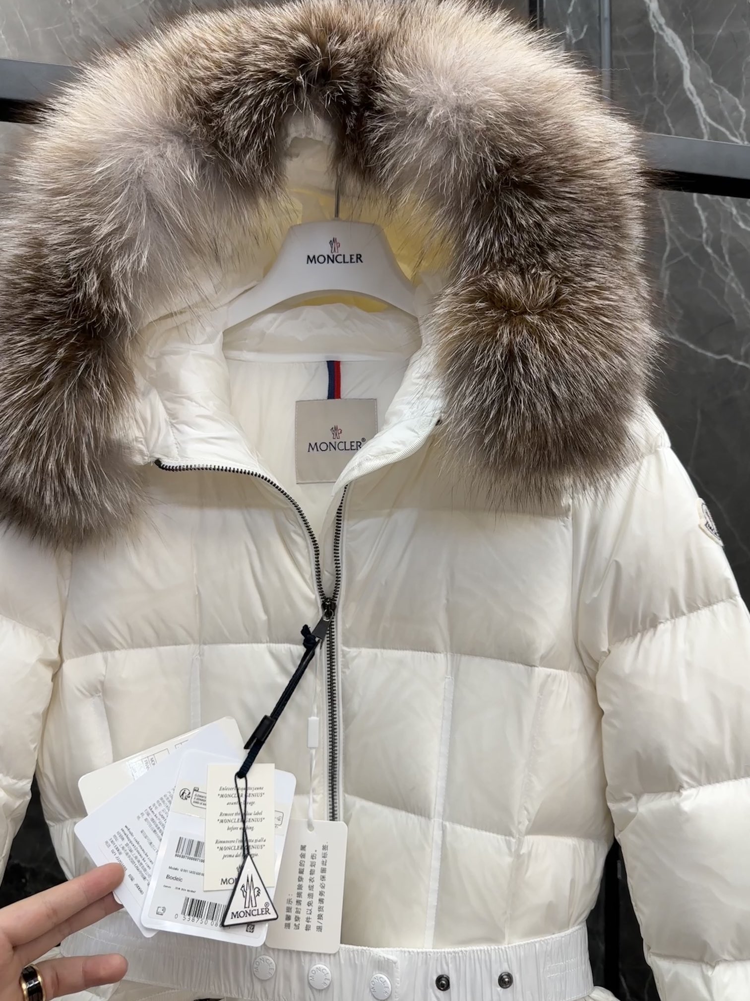 Moncler Boed Long Women Down Jacket Size S-XL