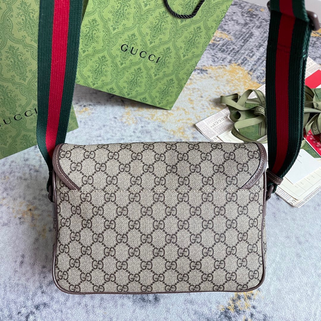 Gucci GG Supreme Mens Shoulder Bags Size 27*20*10cm