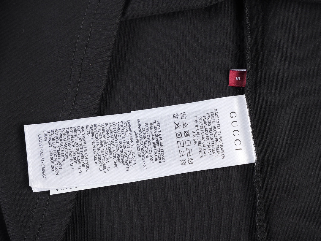 Gucci T Shirt Black Size XS-L