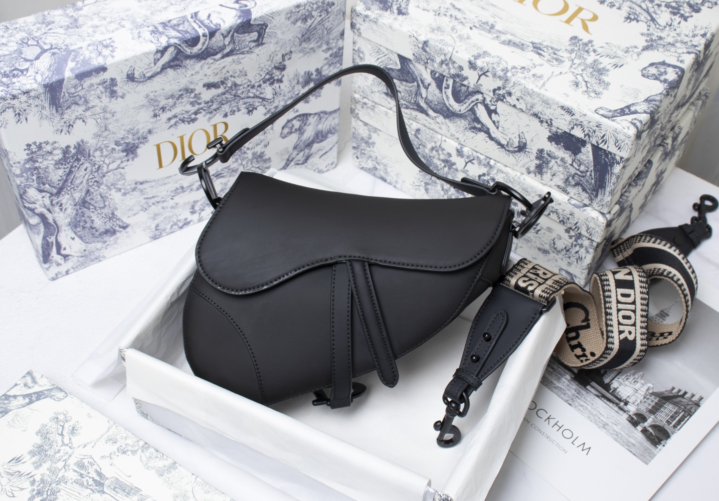 Dior Saddle Women Shoulder Bags 25.5*20*6.5cm