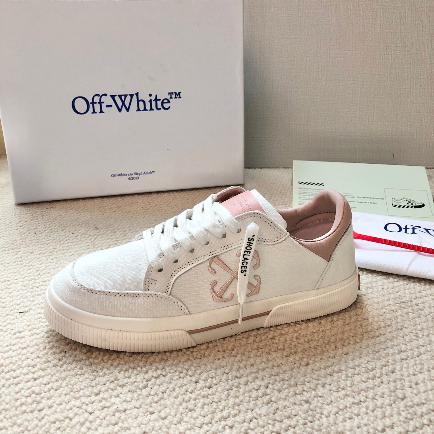 OFF White 2024ss New Low Vulcanized Sneaker Size 36-45