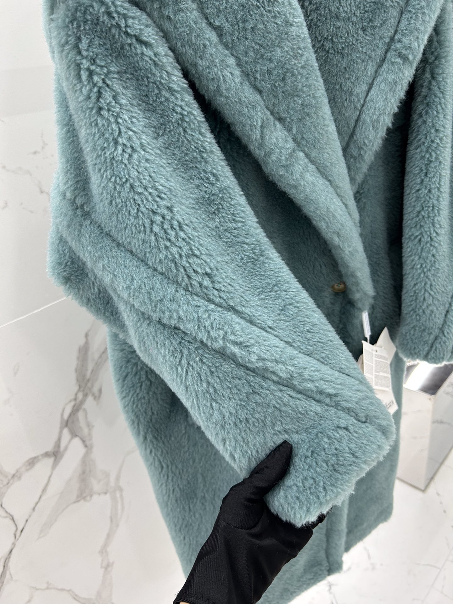 Max Mara Teddy fur long coat Size XS-M