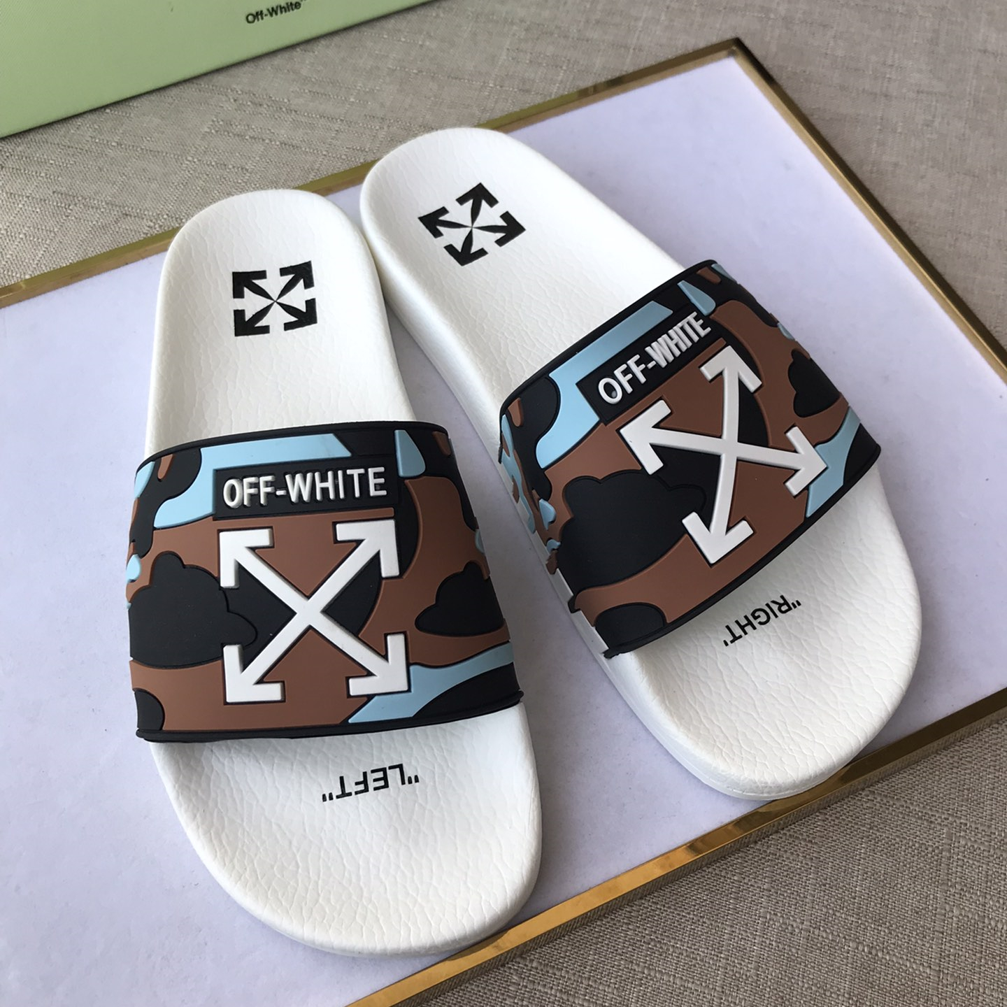 OFF White Mens Women Sandals Gr. 36-46