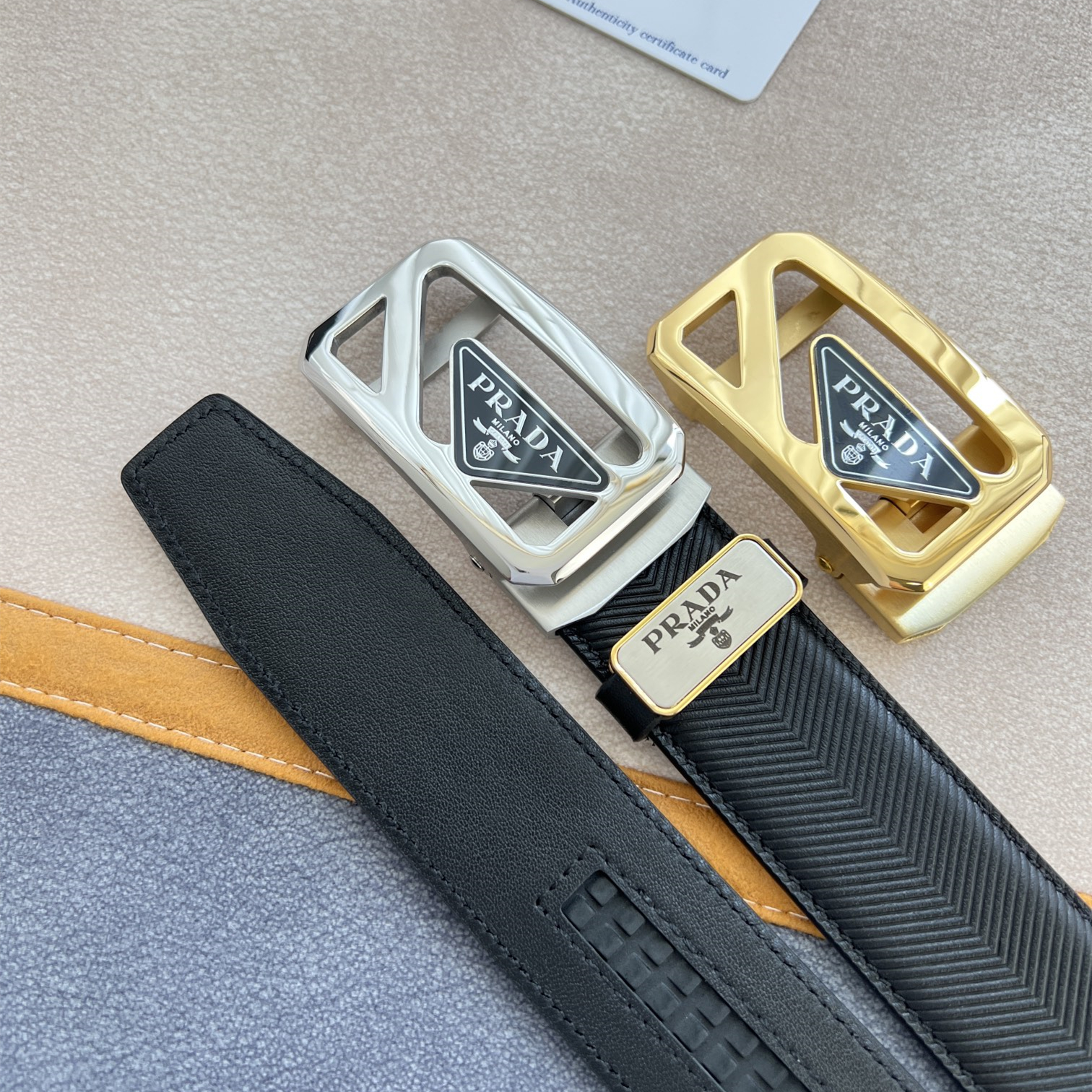 Prada Mens Belt Width 3.5cm