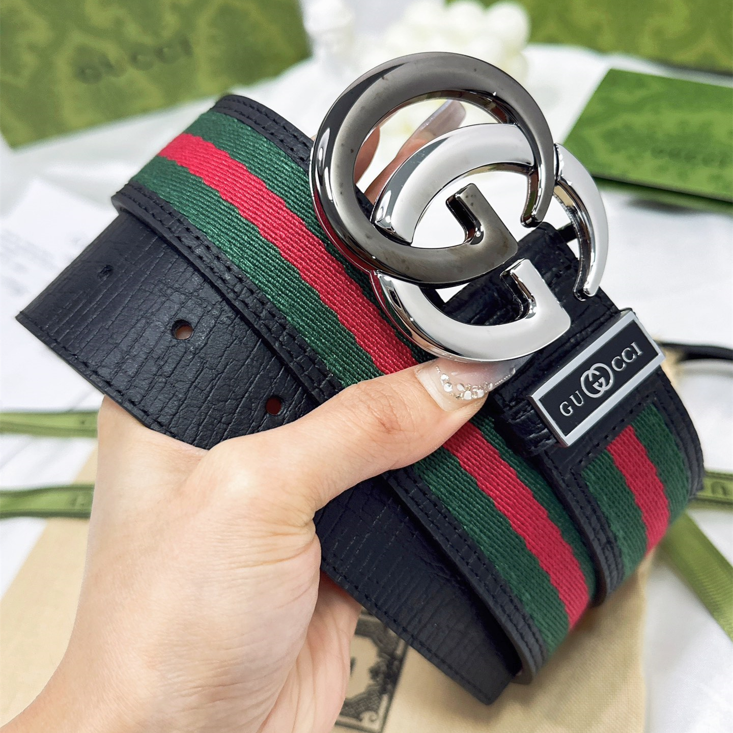 Gucci Mens Belt Width 3.8cm
