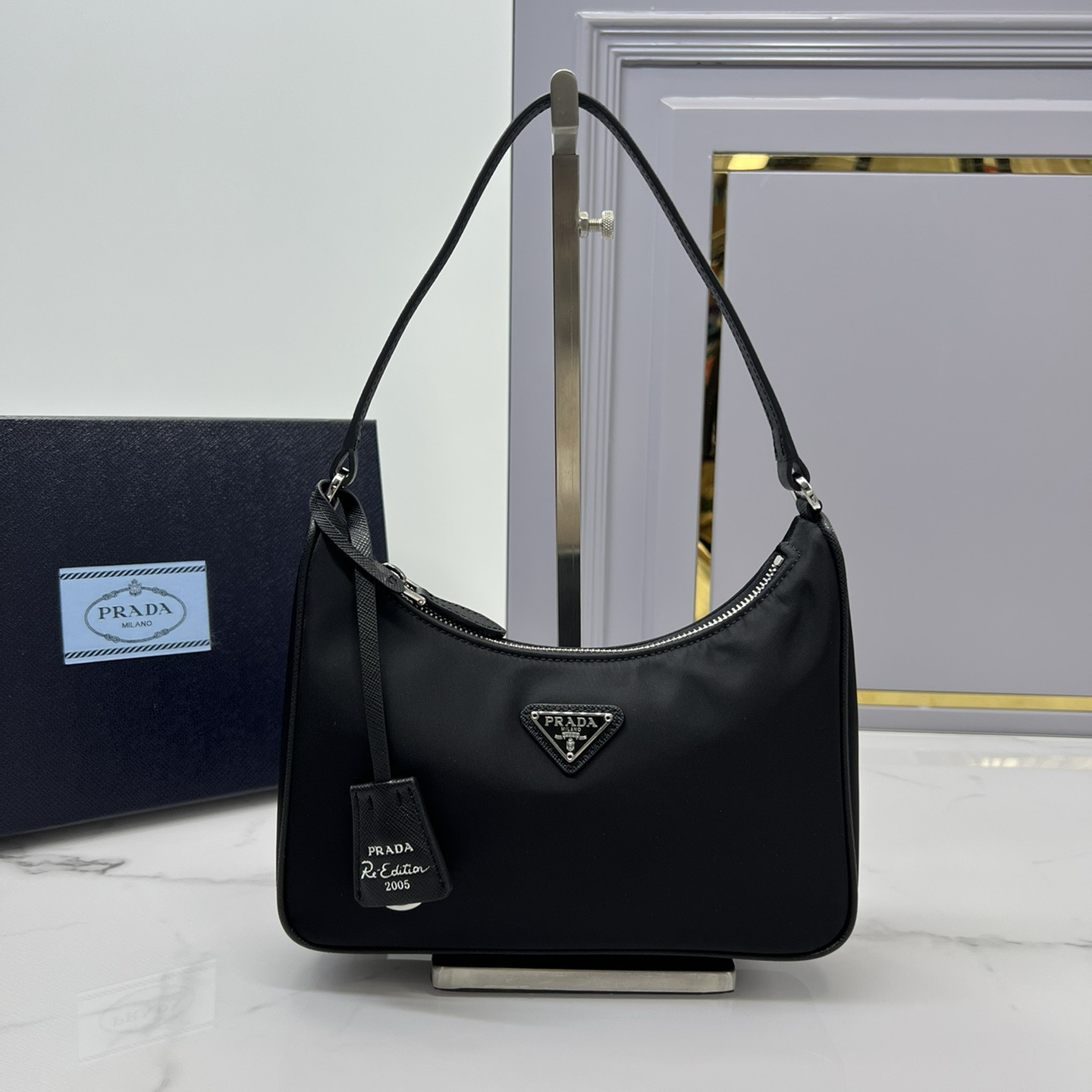 Prada 1NE204 Redition 2005 Women Shoulder Bags 22*18*6.5cm