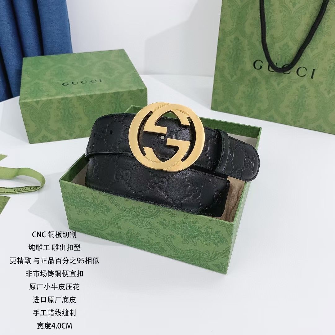 Gucci Mens Belt Width 3.8cm