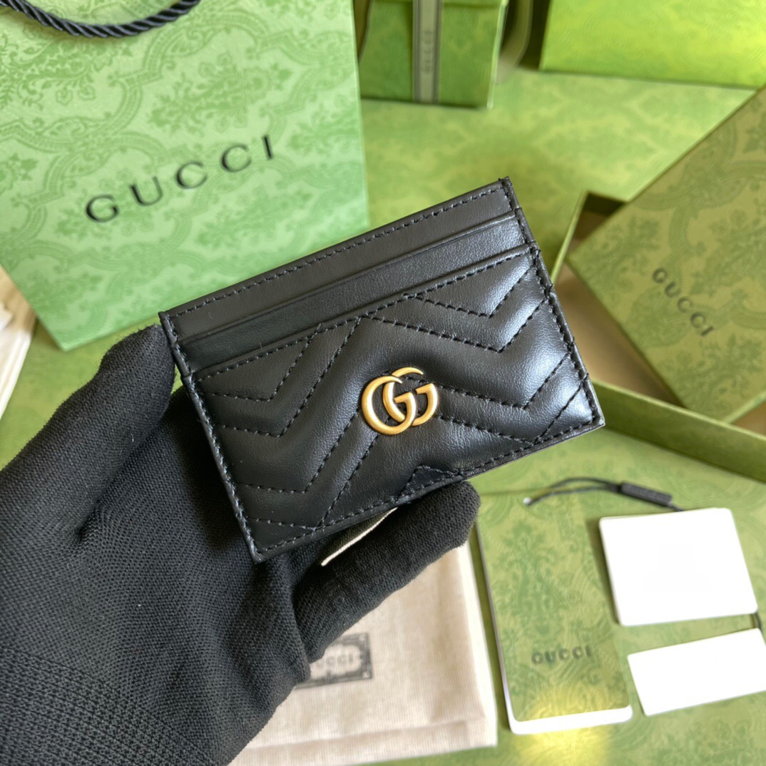 Gucci GG Marmont Card Holder Size 10*7cm Style: 443127