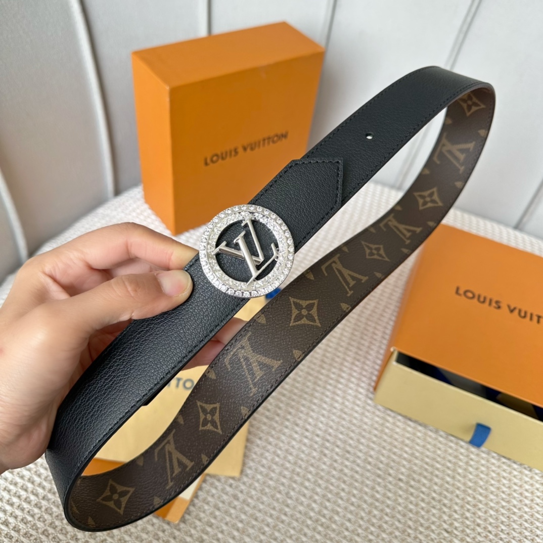 Louis Vuitton Women Belt Width 3.5cm