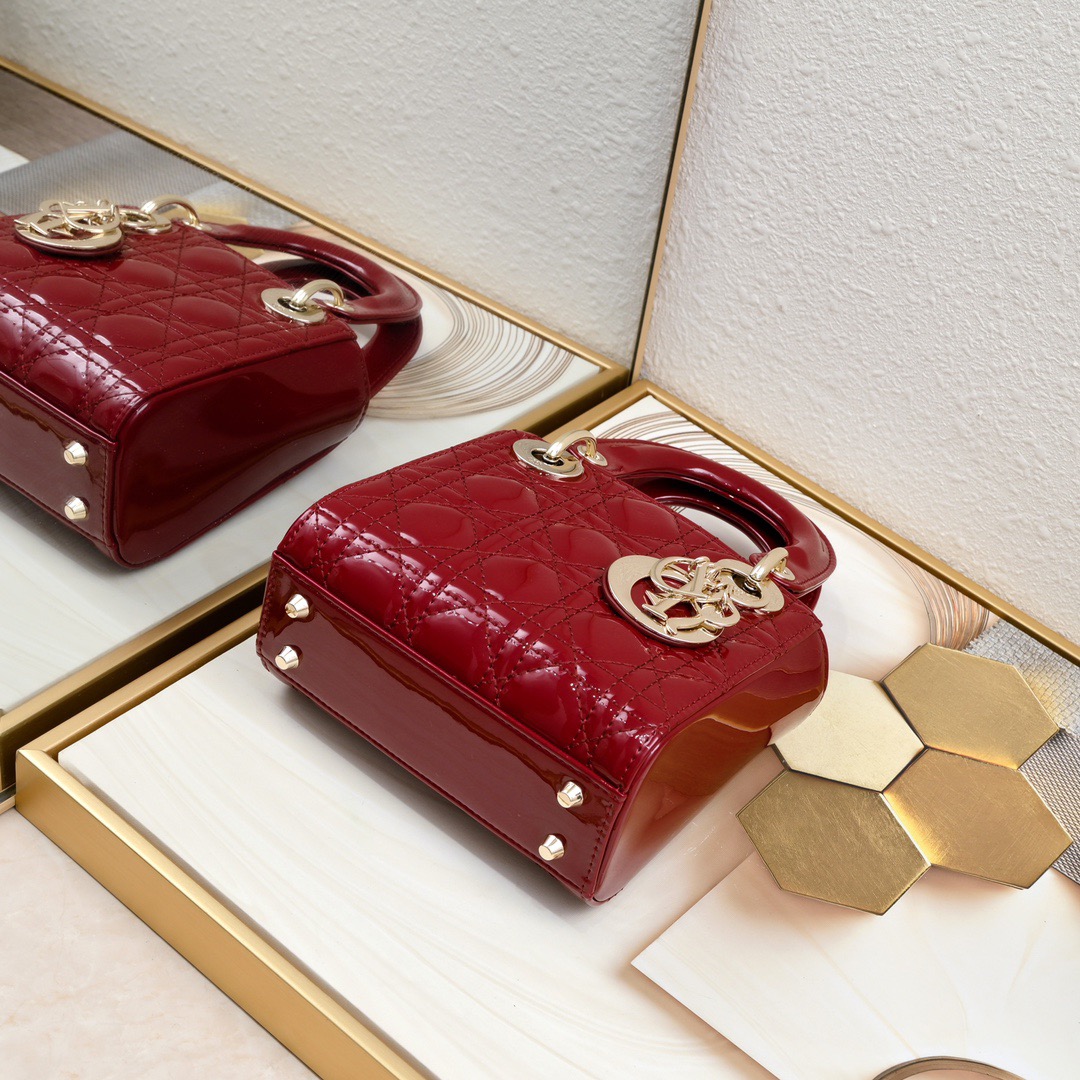 Dior Mini Lady Classic Women Shoulder Bags 17cm