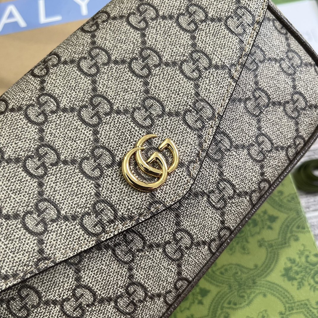 Gucci Ophidia Women Shoulder Bags 13*22*4cm