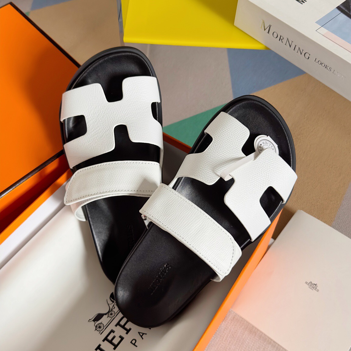 Hermes chypre Slippers Size 36-45