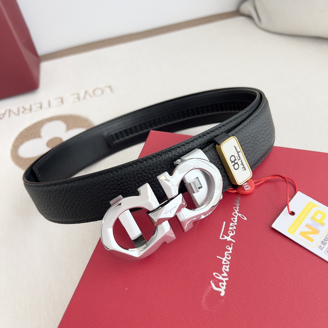 Ferragamo Mens Belt Width 3.5cm