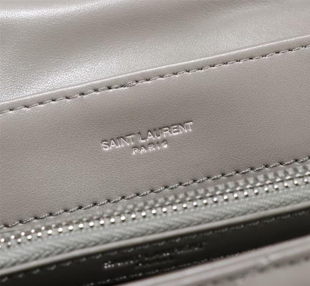 YSL Lou Lou Puffer Women Shoulder Bags Size 24cm