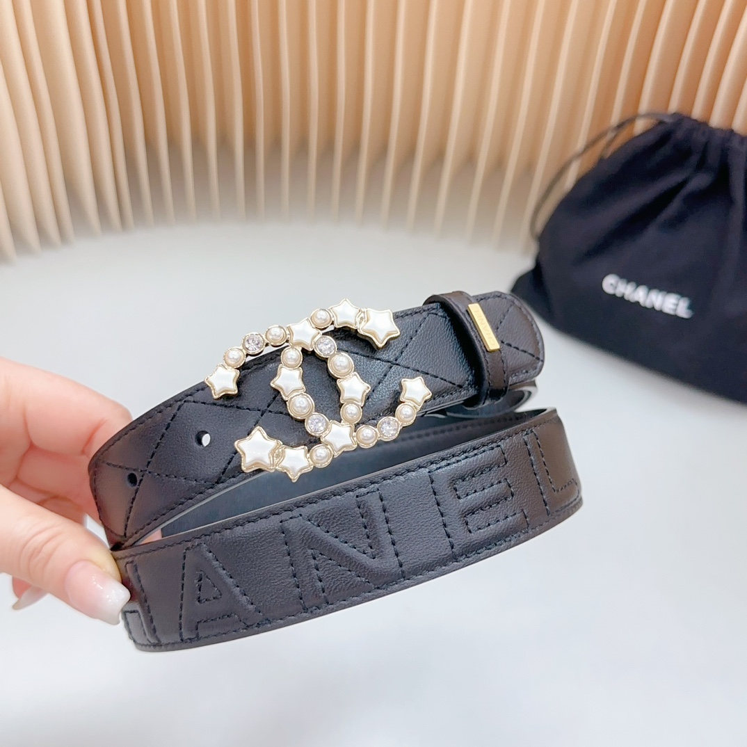 Chanel Women Belt Width 3cm