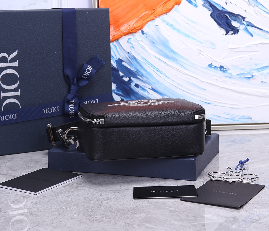 Dior Mens Shoulder Bags 17*12.5*6cm