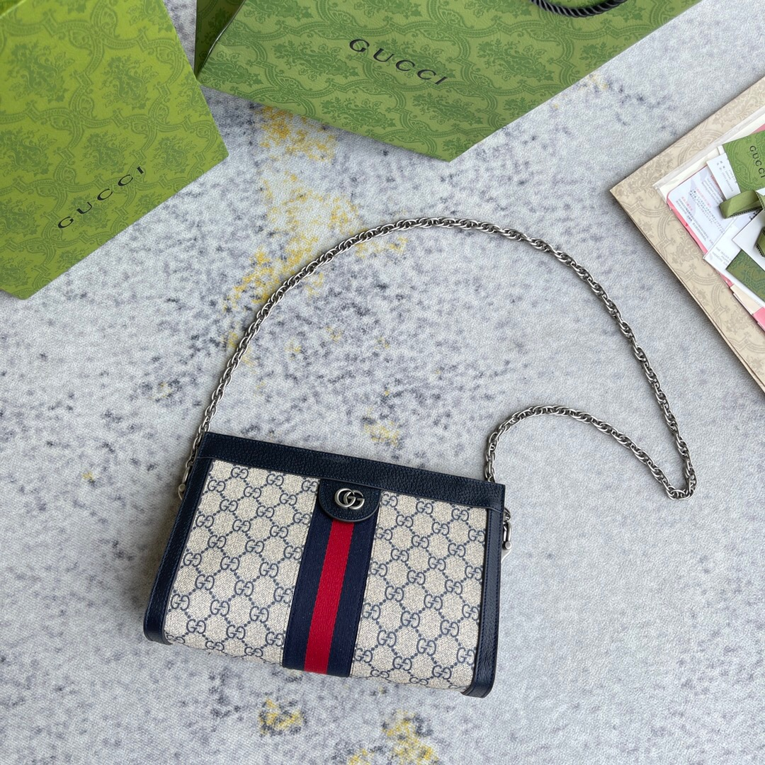 Gucci GG Ophidia Women Shoulder Bags Size 26*17*8cm