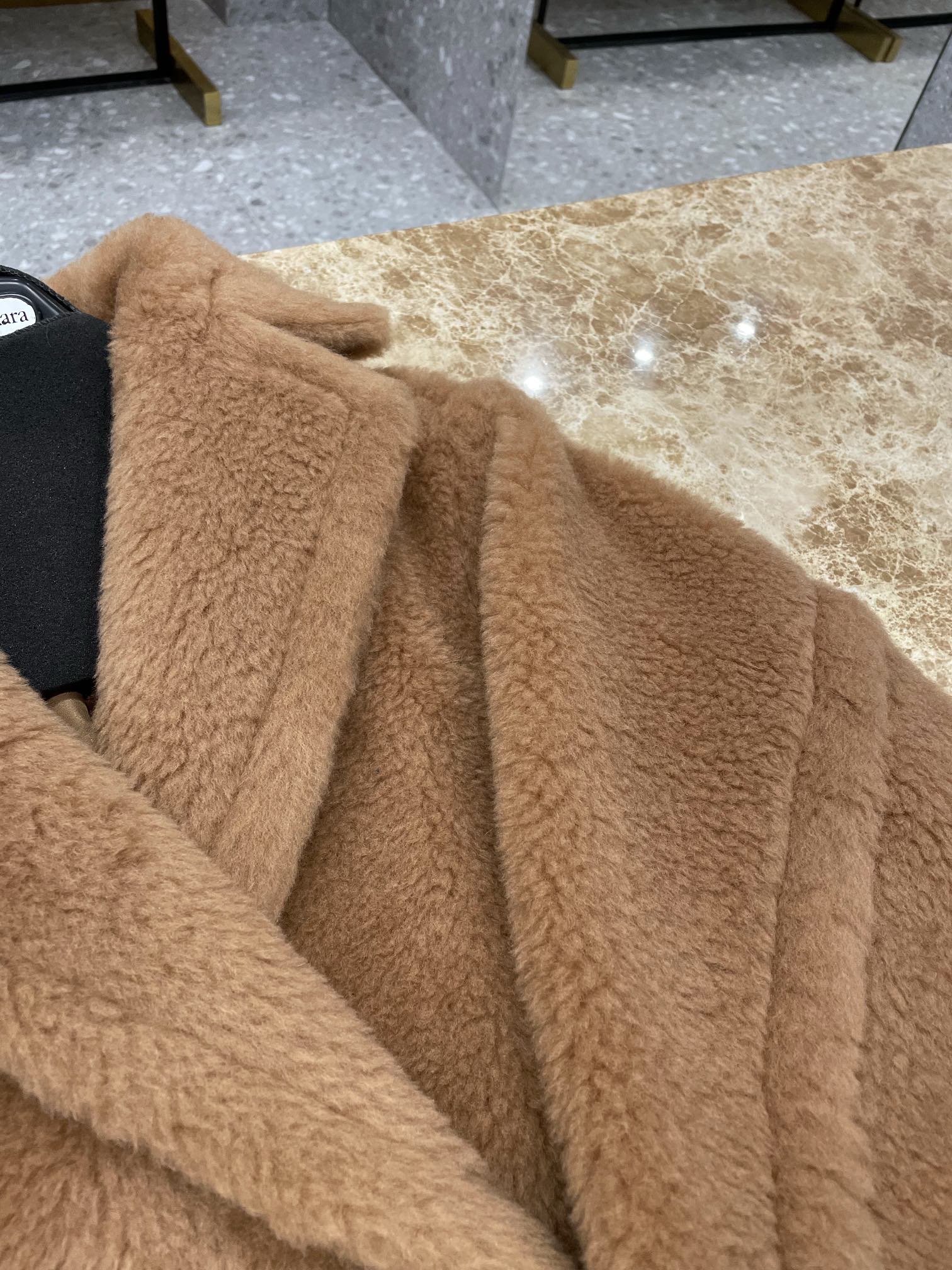 Max Mara Teddy fur long coat Size XS-M