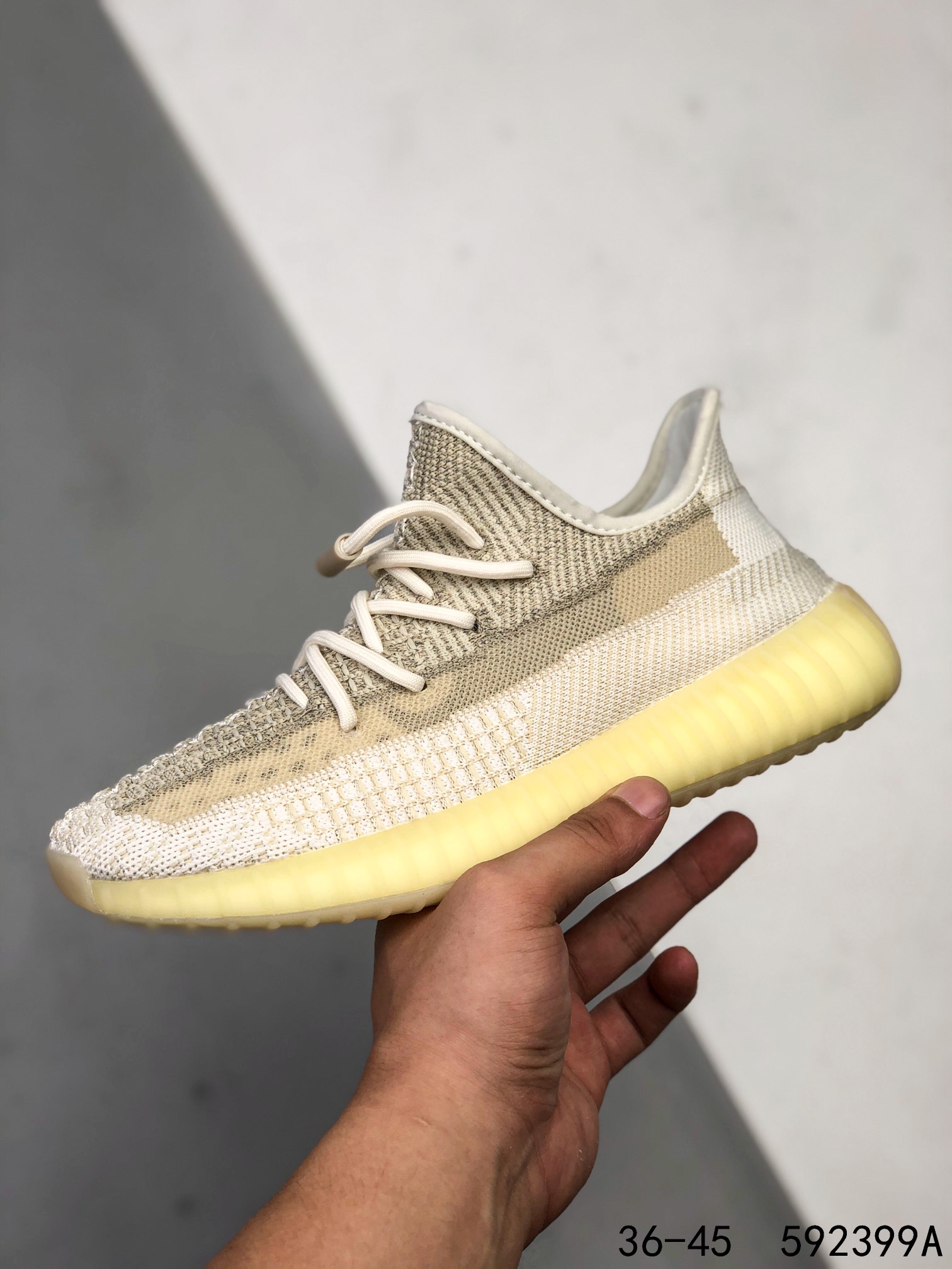 Yeezy 350 Boost 350 V2 Mens/Women Sneakers Shoes Pale Yellow 36 - 45