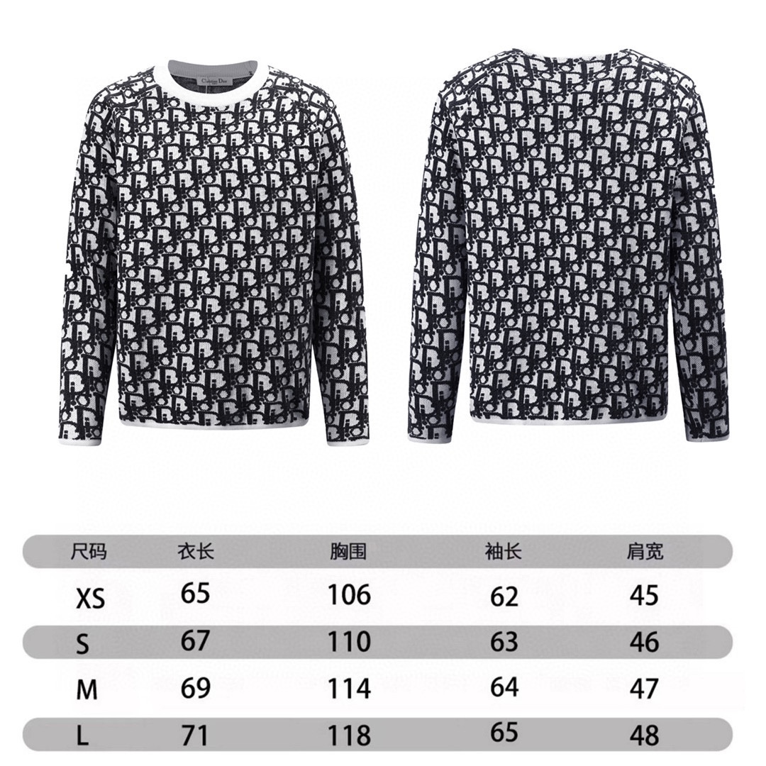 Dior New Sweatshirt Knitwear Size S-XL