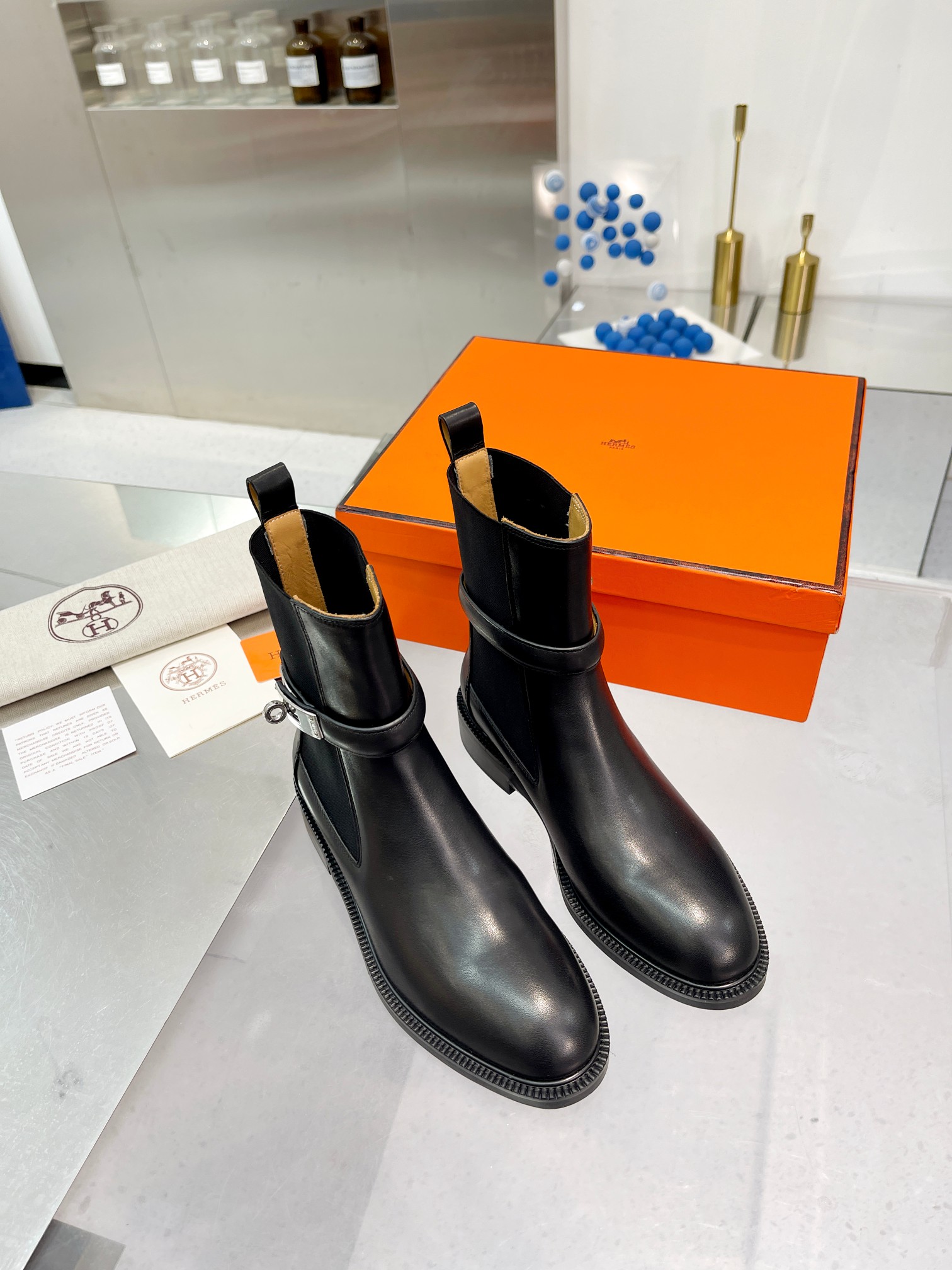 Hermes 23fw Women New Kelly Boots Size 36-41