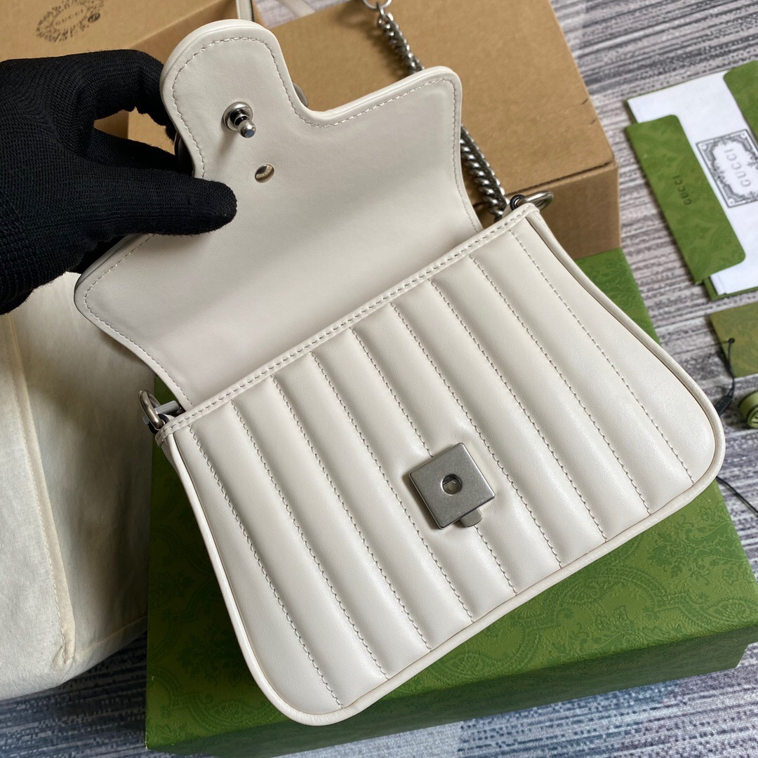 Gucci GG Marmont Top Handle Women Shoulder Bags Size 21*15.5*8cm