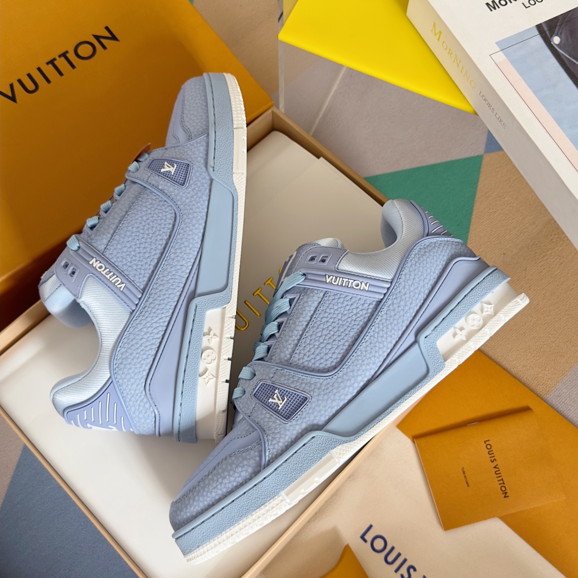 Louis Vuitton 2024New LV Trainer Sneaker Size 36-46