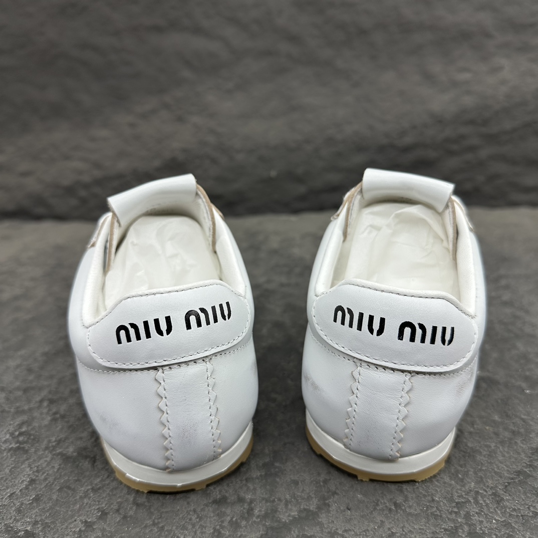MiuMiu Plume Nappa Sneaker Size 35-40