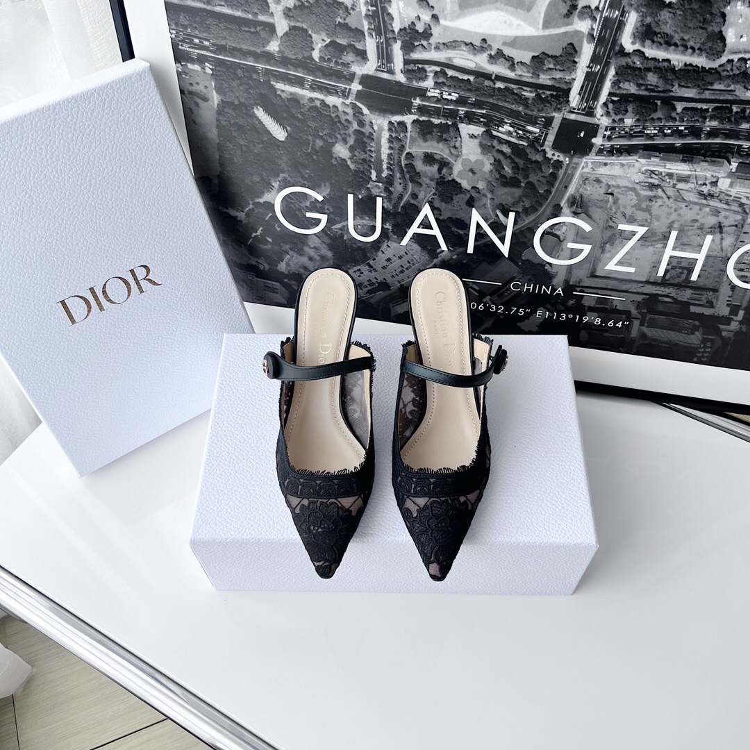 Dior Capture Heeled Mule Pumps Size 35-40